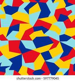 Colorful geometric abstract pattern. Background for  brochure,poster, presentation, card, web, magazines, wallpapers. Modern trendy design.