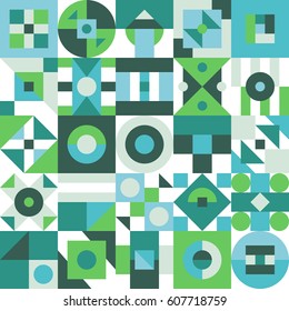 Colorful geometric abstract pattern or background