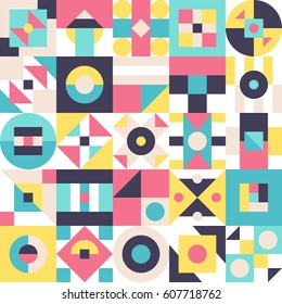Colorful geometric abstract pattern or background
