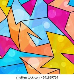 colorful geometric abstract pattern grunge texture