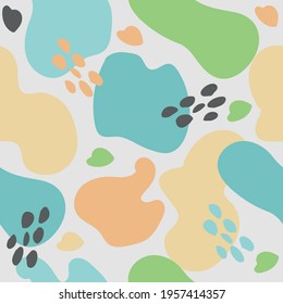 Colorful geometric, abstract pattern, seamless pattern, minimalistic, kids fabric, children fabric