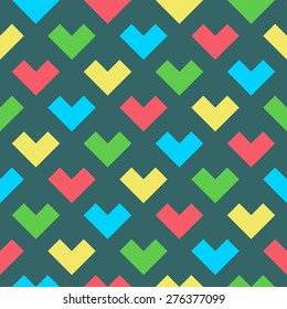 colorful geometric abstract seamless pattern background