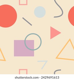 Coloridos patrones geométricos abstractos sin fisuras