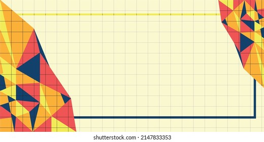 colorful geometric abstract vector background