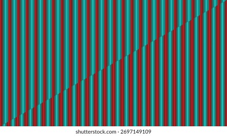 Colorful geometric abstract vector background with wavy lines and retro pattern design