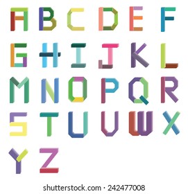 Colorful geometric alphabets