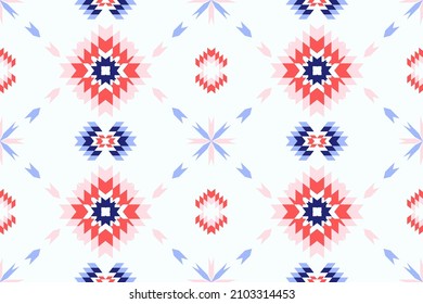 colorful geometric Aztec style. Mosaic on the tile.  African Moroccan pattern. Ethnic carpet. Majolica. Ancient interior. Asian rug. Tribal vector ornament. textile.