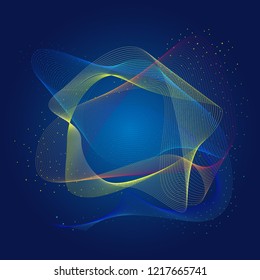 Colorful geometric background.