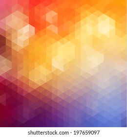 Colorful geometric background