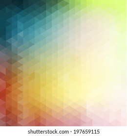 Fondo geométrico colorido