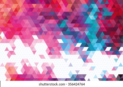 Colorful geometric background.