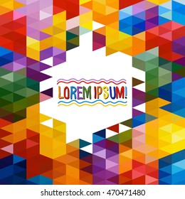 colorful geometric background