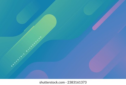Vector de forma abstracto de fondo geométrico colorido