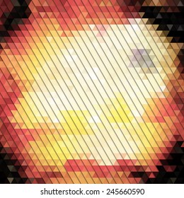 Colorful geometric background, abstract triangle pattern vector.