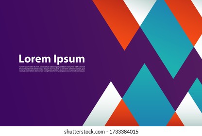 Colorful geometric background. Abstract geometric triangles background. 