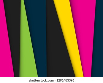 Colorful geometric background. Abstraction vector pattern with stripes