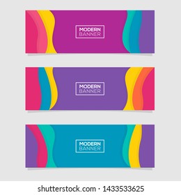 Colorful geometric background. Banner design. .banner background design. modern vector design.
