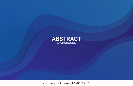 Colorful geometric background. Blue elements with fluid gradient. Dynamic shapes composition. Eps10 vector