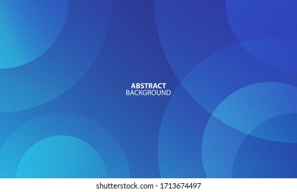 Colorful geometric background. Blue elements with fluid gradient. Dynamic shapes composition. Eps10 vector