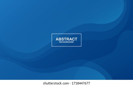 Colorful geometric background. Blue elements with fluid gradient. Dynamic shapes composition. Eps10 vector