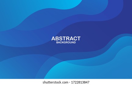 Colorful Geometric Background Blue Elements Fluid Stock Vector (Royalty ...