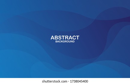 Colorful geometric background. Blue elements with fluid gradient. Dynamic shapes composition. Cool background design for posters. Eps10 vector