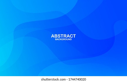 Colorful Geometric Background Blue Elements Fluid Stock Vector (Royalty ...