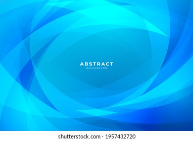 Colorful geometric background. Blue elements with gradient. Dynamic shapes composition. Vector Abstract, science, futuristic, energy technology concept