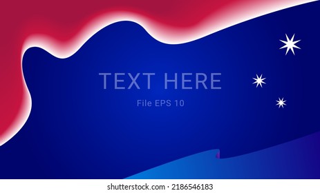 Colorful geometric background. Blue elements with fluid gradient. Dynamic shapes composition. Eps10 vector