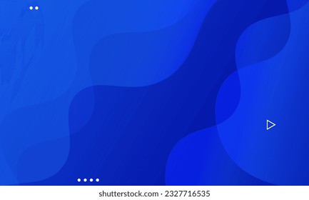 Fondo geométrico colorido. Elementos azules con gradiente de fluido. Composición dinámica de forma. Vectores Eps10
