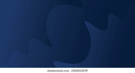 Colorful geometric background. Blue elements with fluid gradient. Dynamic shapes composition. Eps10 vector