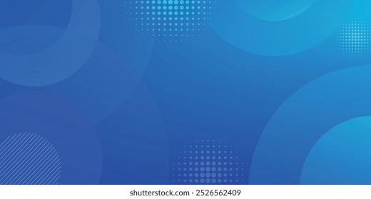 Fundo geométrico colorido. Elementos azuis com gradiente de fluido. Composição de formas dinâmicas. Vetor Eps10