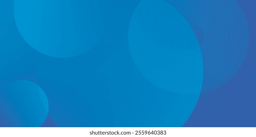 Colorful geometric background. Blue elements with fluid gradient. Dynamic shapes composition. Eps10 vector