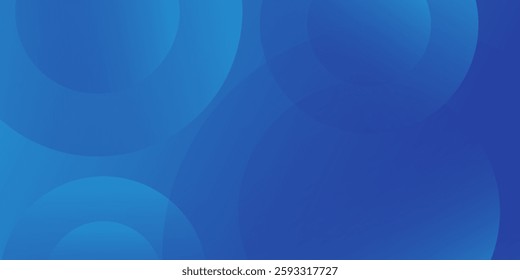 Colorful geometric background. Blue elements with fluid gradient. Dynamic shapes composition. Eps10 vector