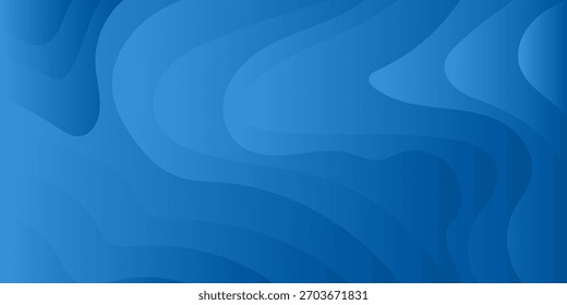 Colorful geometric background. Blue elements with fluid gradient. Dynamic shapes composition. Eps10 vector