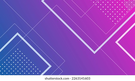 Colorful geometric background. Blue and pink gradient background. colorful abstract geometric gradient background. Premium background design for posters, banners, landing pages. Vector illustration