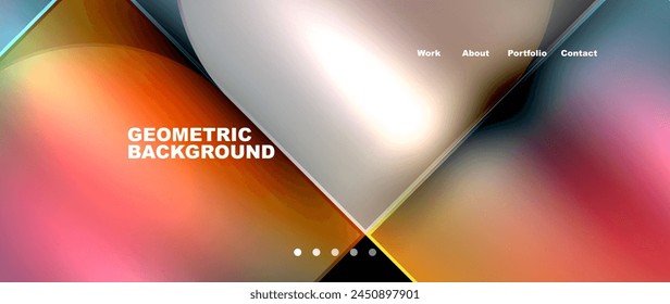 a colorful geometric background with a blurred effect High quality
