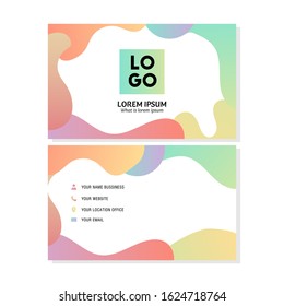 Colorful geometric background bussines card, modern abstract pattern. Vector templates for cover, template, decorated, brochure, flyer.