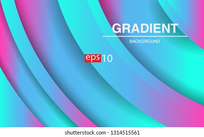 Colorful geometric background circle gradient composition