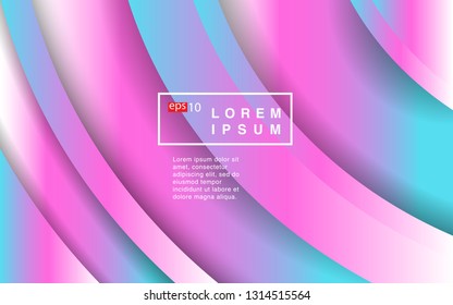 Colorful geometric background circle gradient composition