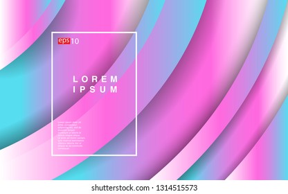 Colorful geometric background circle gradient composition