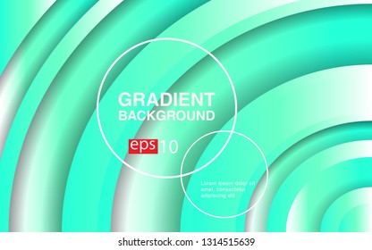 Colorful geometric background circle gradient composition