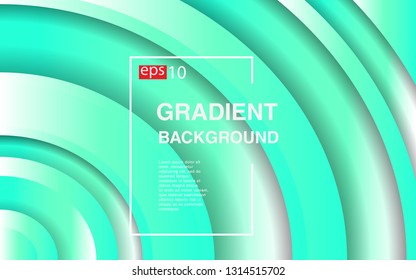 Colorful geometric background circle gradient composition