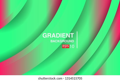 Colorful geometric background circle gradient composition