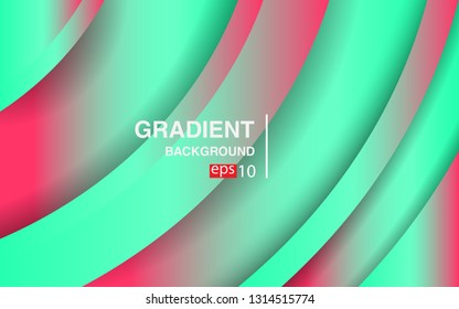 Colorful geometric background circle gradient composition