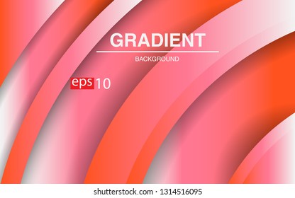 Colorful geometric background circle gradient composition
