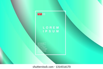 Colorful geometric background circle gradient composition