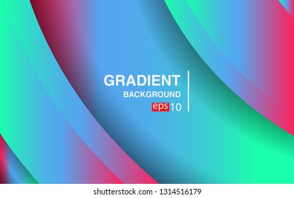 Colorful geometric background circle gradient composition