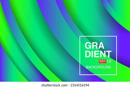 Colorful geometric background circle gradient composition
