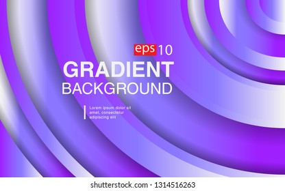 Colorful geometric background circle gradient composition